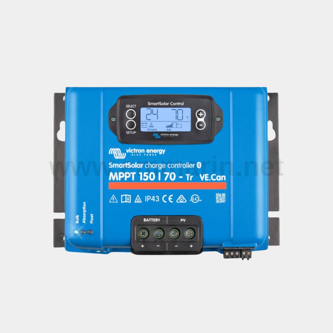 Victron SmartSolar MPPT 150/85-Tr VE.Can 12/24/48V 85A Güneş Enerjisi Şarj Kontrol Cihazı (Bluetooth Destekli)