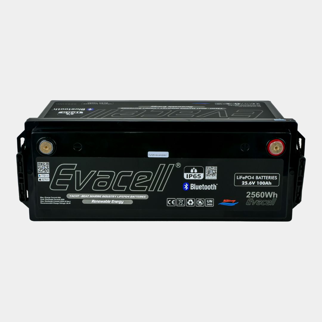 24 Volt 100 Ah LiFePO4 Batarya