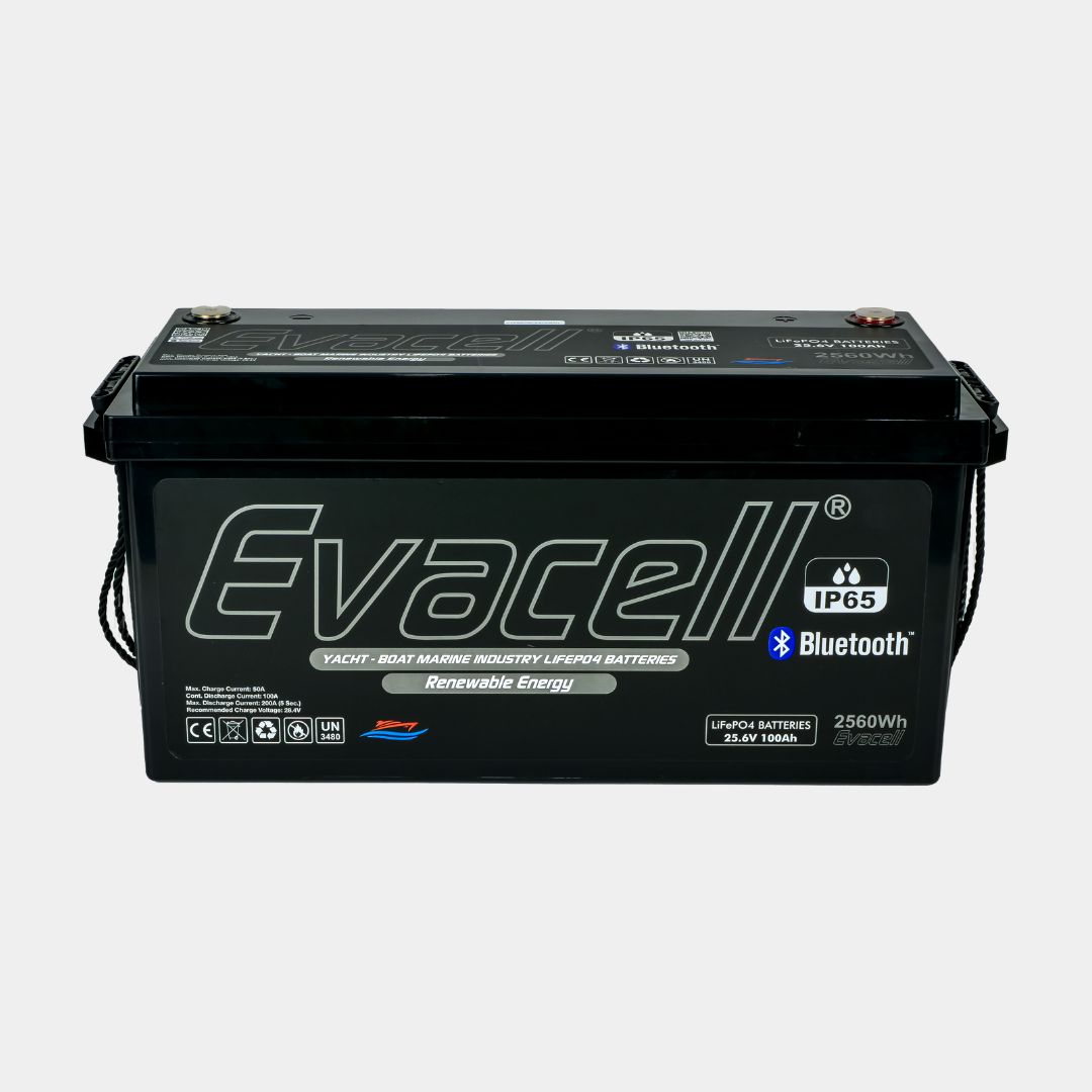 24 Volt 100 Ah LiFePO4 Batarya