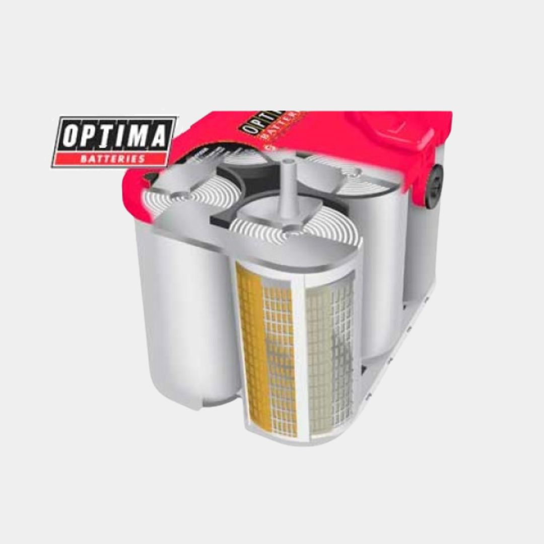 Optima Red Top RTU 4.2 12V 50Ah 815CCA Spiral AGM Deep Cycle Marş Aküsü